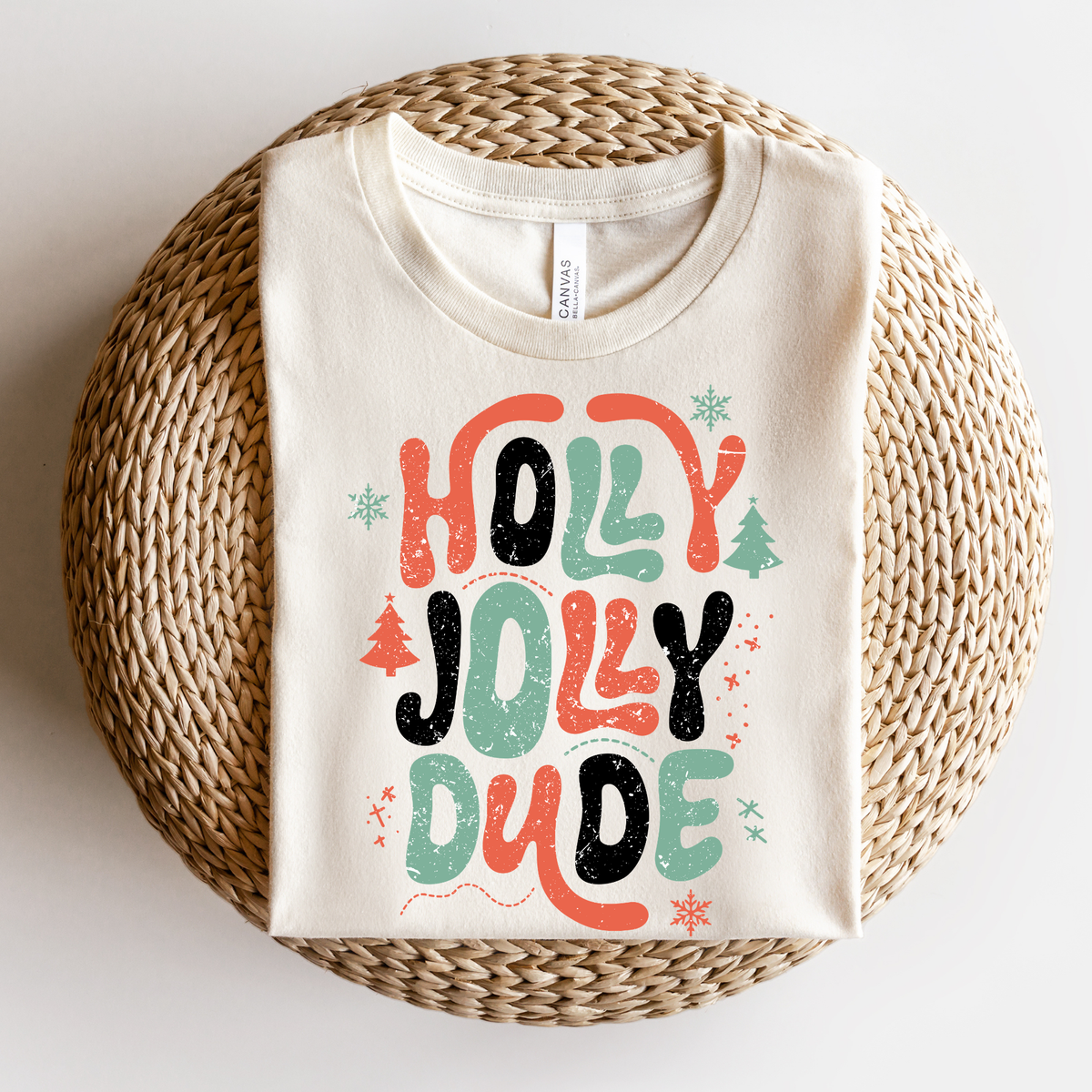 Holly Jolly Dude Graphic Tee