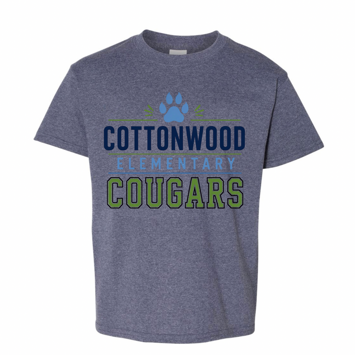 Denim Blue Cottonwood Elementary T-shirt