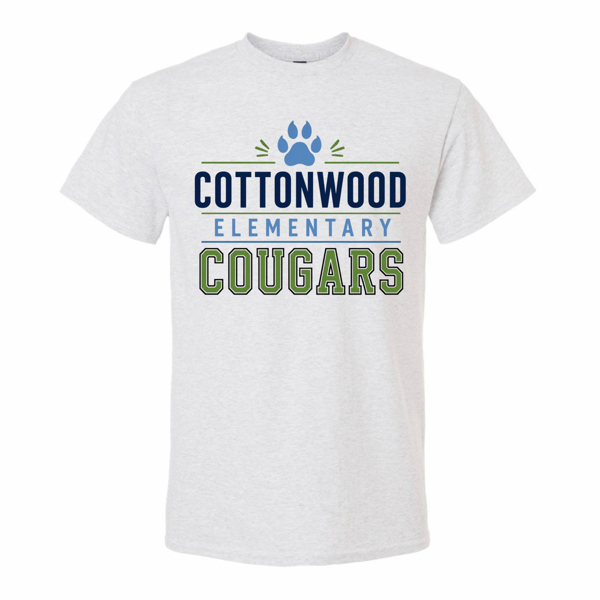 Ash Grey Cottonwood Elementary T-shirt