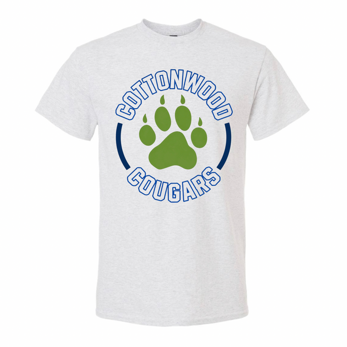 Round logo Ash Grey T-shirt