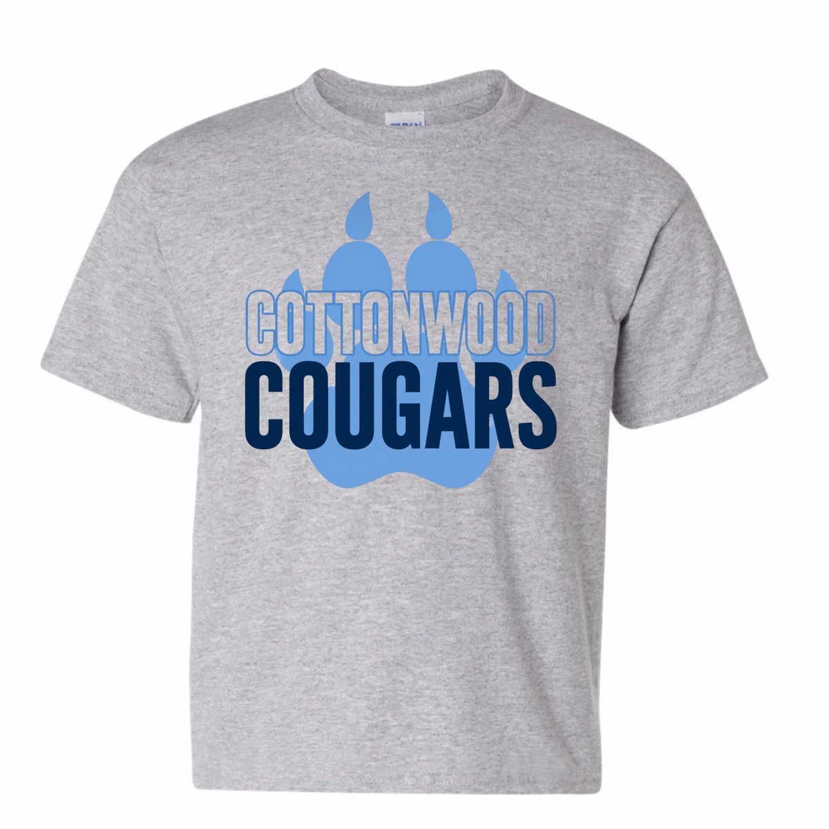 Cottonwood Cougars Grey T-shirt