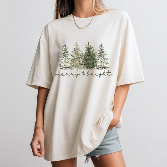 Merry And Bright Graphic Tee