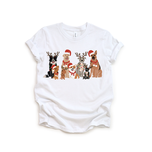 Christmas Dogs Graphic Tee