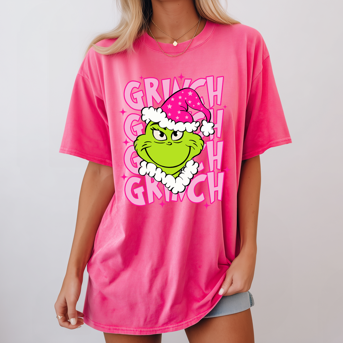 Hot Pink Christmas Graphic Tee