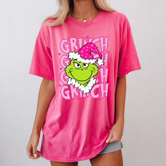 Hot Pink Christmas Graphic Tee