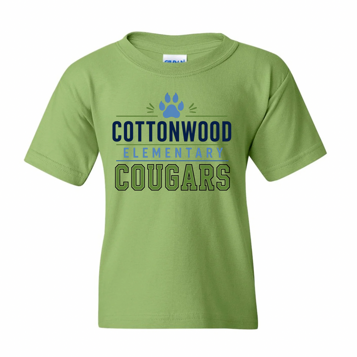 Kiwi Green Cottonwood Elementary T-shirt