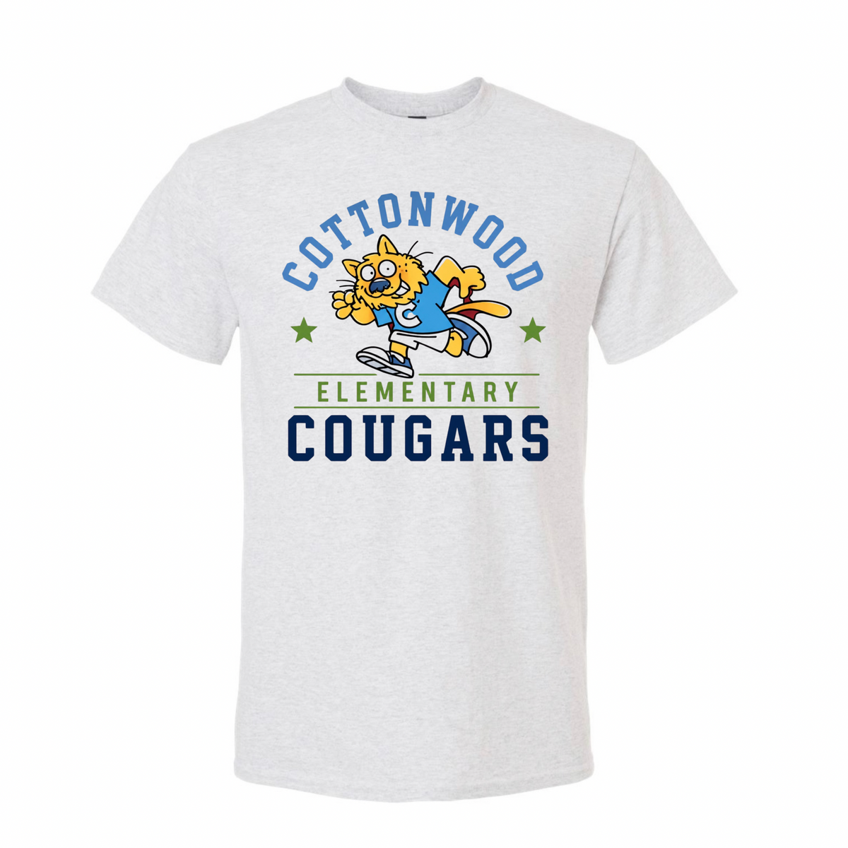Ash Grey Mascot T-shirt